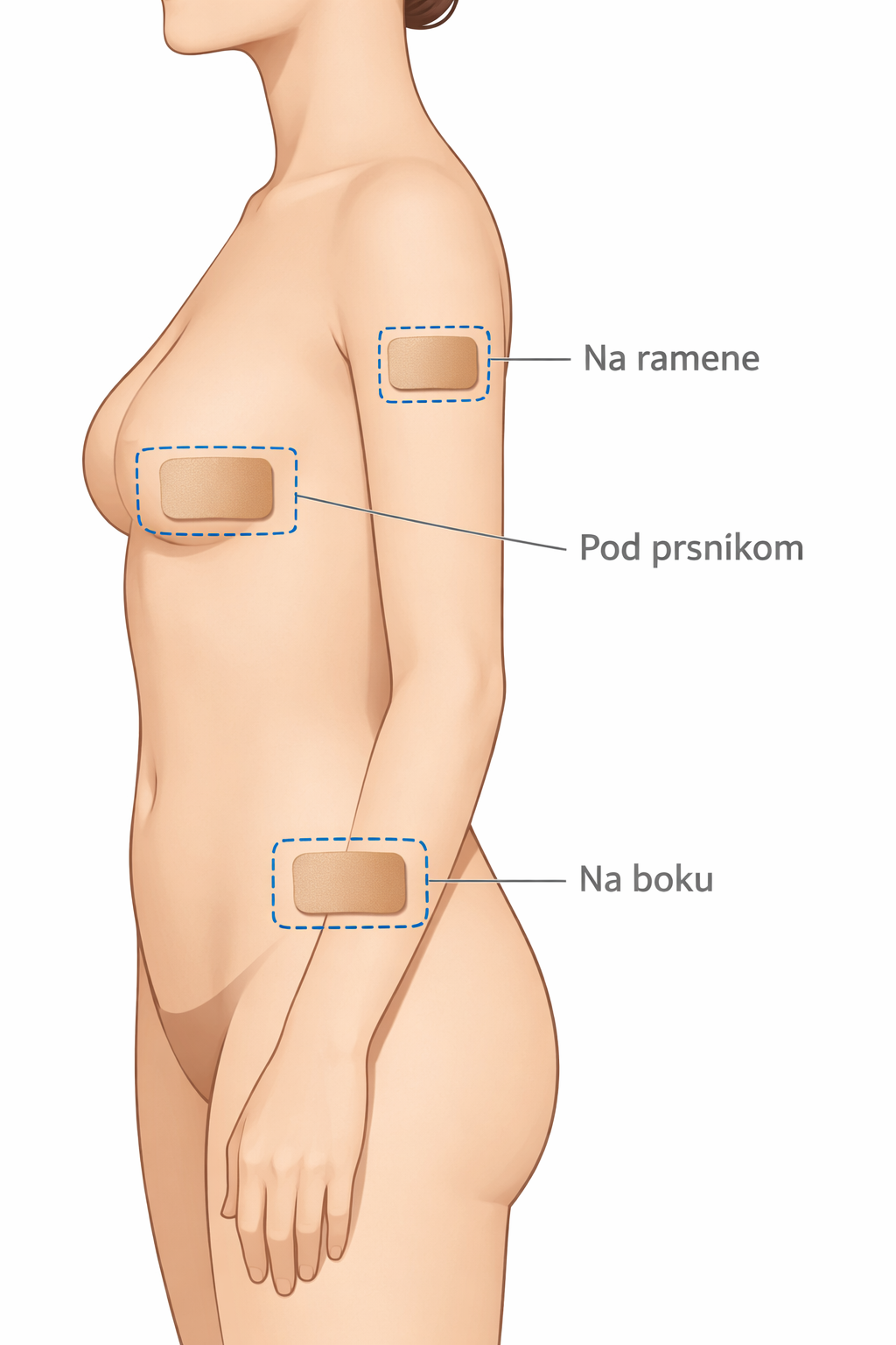 Spevňujúce a tvarujúce náplasti na dekolt BustMaxx Natural Breast Enhancement Patches